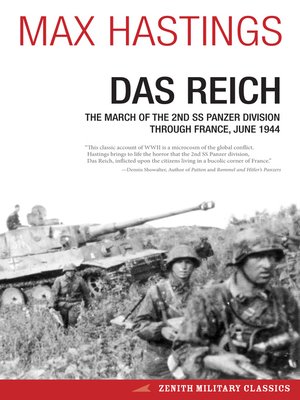 cover image of Das Reich: the March of the 2nd SS Panzer Division Through France, June 1944